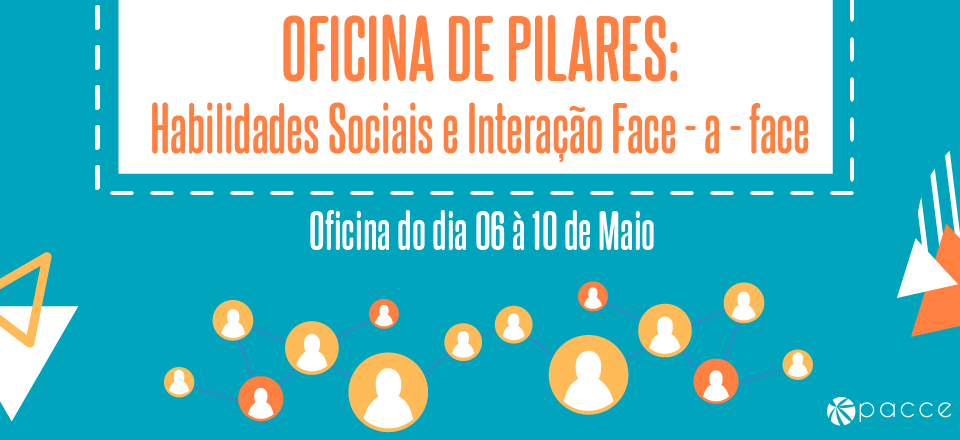 Inscrições para a 1ª Oficina de Pilares 2019